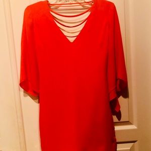 Bebe Bell Sleeve Shift Dress